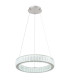 Mucky 50cm Pendant Ceiling Light Chrome K5 Crystals LED Dimmable 2700-6000K Remote Control-6