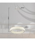 Mucky 50cm Pendant Ceiling Light Chrome K5 Crystals LED Dimmable 2700-6000K Remote Control-13