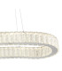 Mucky 89x31cm Pendant Ceiling Light Chrome K5 Crystals LED Dimmable 2700-6000K Remote Control-4