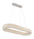 Mucky 89x31cm Pendant Ceiling Light Chrome K5 Crystals LED Dimmable 2700-6000K Remote Control-14