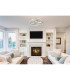 Herwig Integrated LED Semi Flush Ceiling Light Aluminium Brushed LED Dimmable 2700-6000K Remote Control-10
