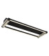 Mariella Integrated LED Semi Flush Ceiling Light Matt Black LED Dimmable 2700-6000K Remote Control-1