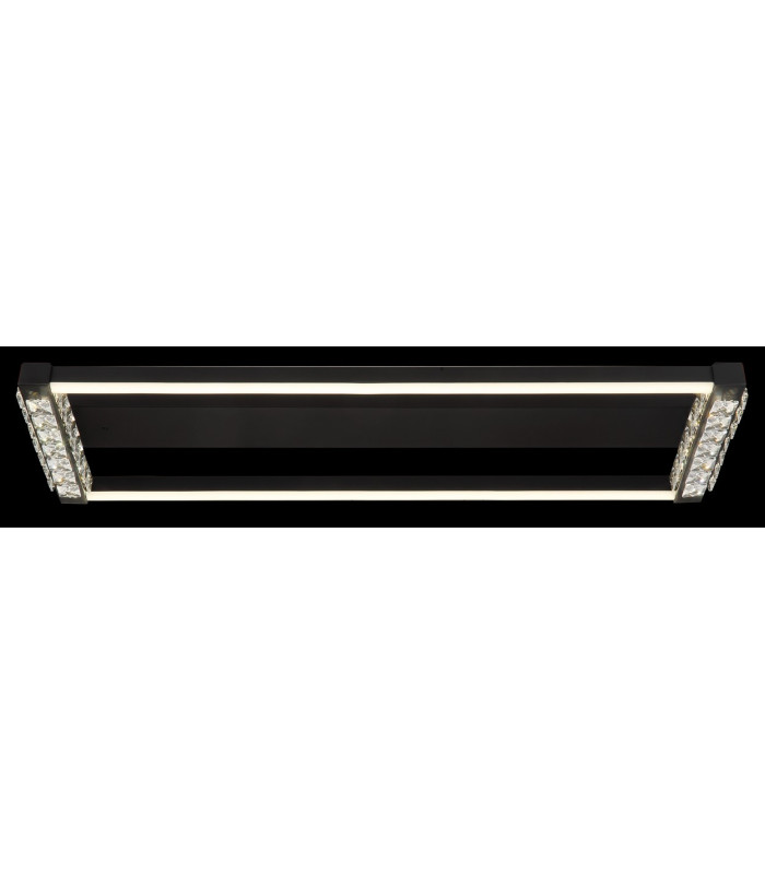 Mariella Integrated LED Semi Flush Ceiling Light Matt Black LED Dimmable 2700-6000K Remote Control-5