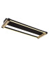 Mariella Integrated LED Semi Flush Ceiling Light Matt Black LED Dimmable 2700-6000K Remote Control-6