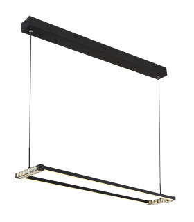 Mariella Pendant Ceiling Light Matt Black LED Dimmable 2700-6000K Remote Control-1