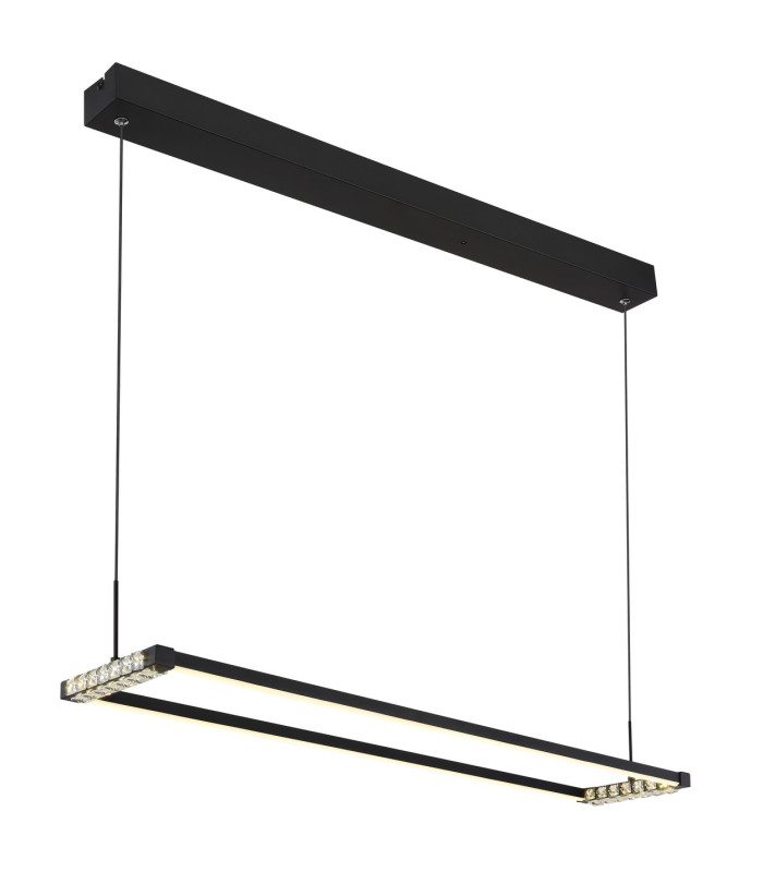Mariella Pendant Ceiling Light Matt Black LED Dimmable 2700-6000K Remote Control-1