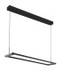 Mariella Pendant Ceiling Light Matt Black LED Dimmable 2700-6000K Remote Control-2