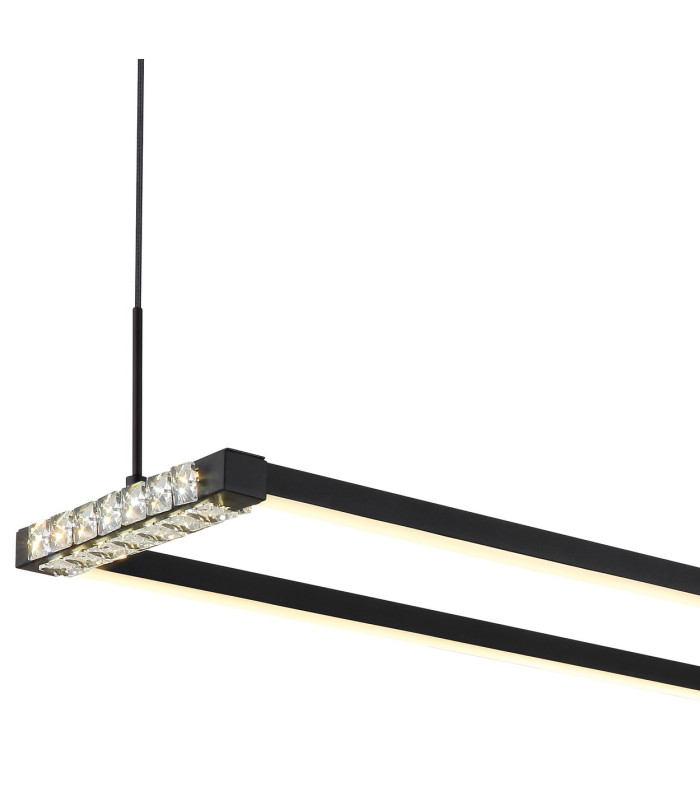 Mariella Pendant Ceiling Light Matt Black LED Dimmable 2700-6000K Remote Control-4