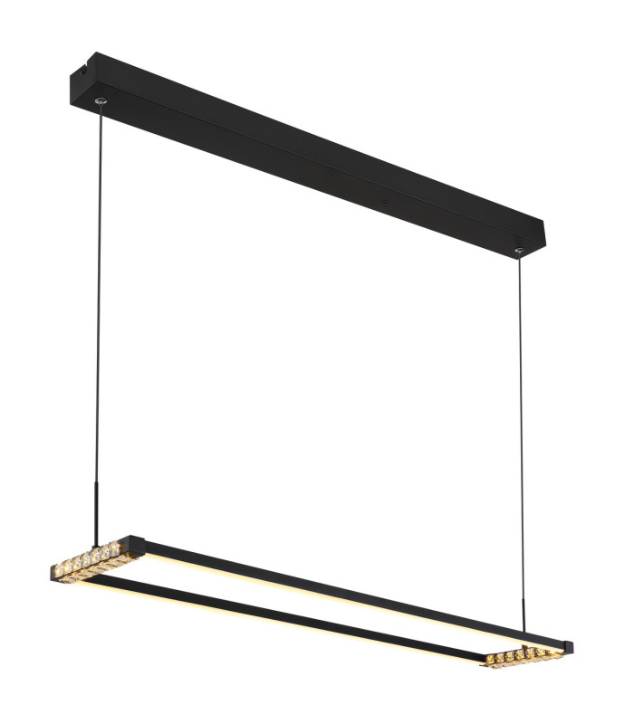 Mariella Pendant Ceiling Light Matt Black LED Dimmable 2700-6000K Remote Control-7
