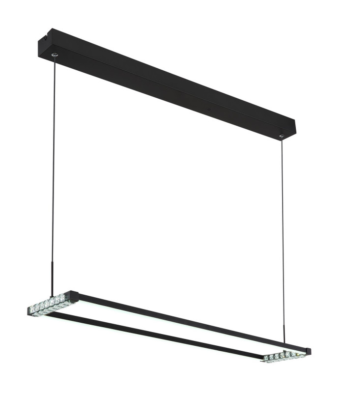 Mariella Pendant Ceiling Light Matt Black LED Dimmable 2700-6000K Remote Control-8