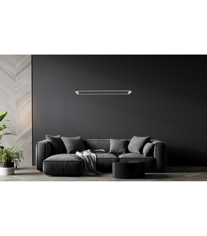 Mariella Pendant Ceiling Light Matt Black LED Dimmable 2700-6000K Remote Control-13