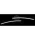 Jules Integrated LED Semi Flush Ceiling Light Matt Black 2x LED 2700-4000K-7