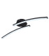 Jules Integrated LED Semi Flush Ceiling Light Matt Black 2x LED 2700-4000K-9
