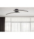 Jules Integrated LED Semi Flush Ceiling Light Matt Black 2x LED 2700-4000K-10