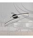 Jules Integrated LED Semi Flush Ceiling Light Matt Black 2x LED 2700-4000K-12
