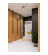Evita Integrated LED Semi Flush Ceiling Light Black 2x LED 3000K-6