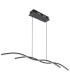 Marius Pendant Ceiling Light Black 2x LED 3000K-2