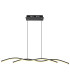 Marius Pendant Ceiling Light Black 2x LED 3000K-3
