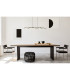 Marius Pendant Ceiling Light Black 2x LED 3000K-5