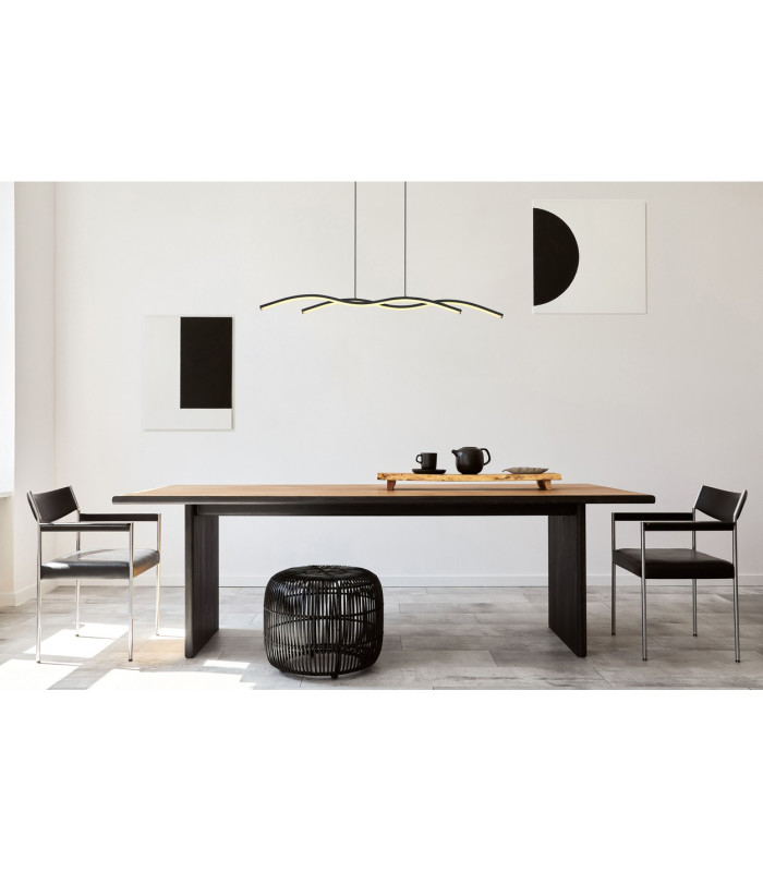 Marius Pendant Ceiling Light Black 2x LED 3000K-5