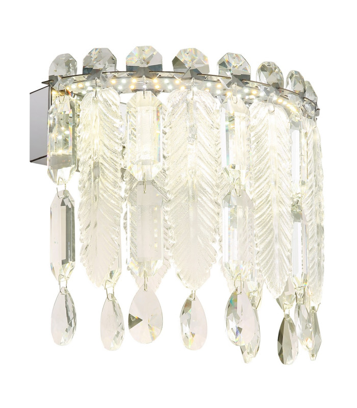 Klunka Wall Lamp Chrome K5 Crystals LED 2700-6000K Touch Dimmer-1