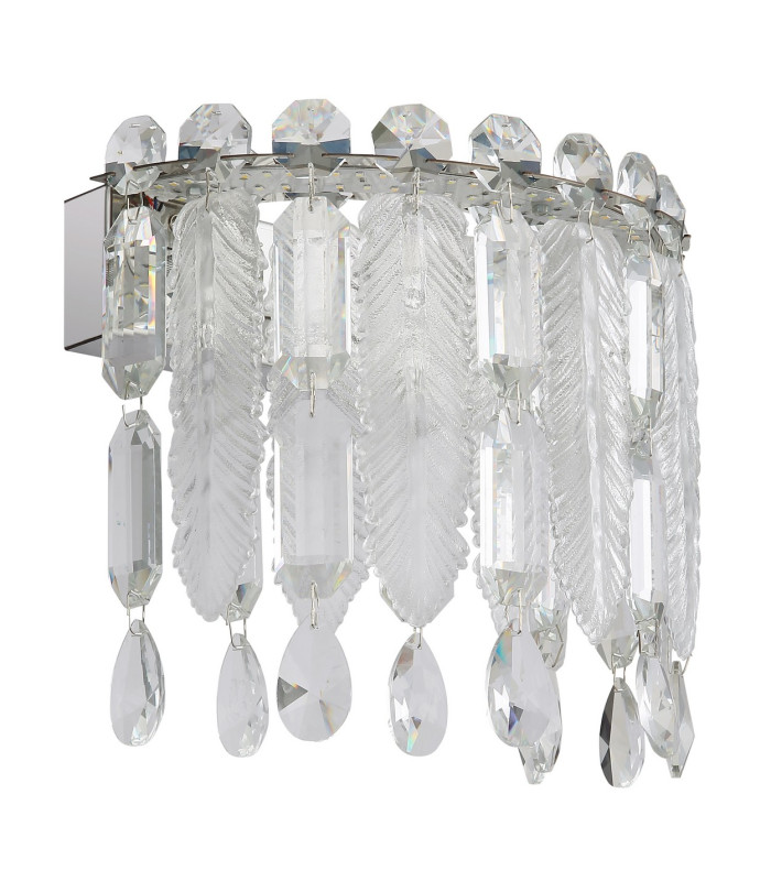 Klunka Wall Lamp Chrome K5 Crystals LED 2700-6000K Touch Dimmer-2