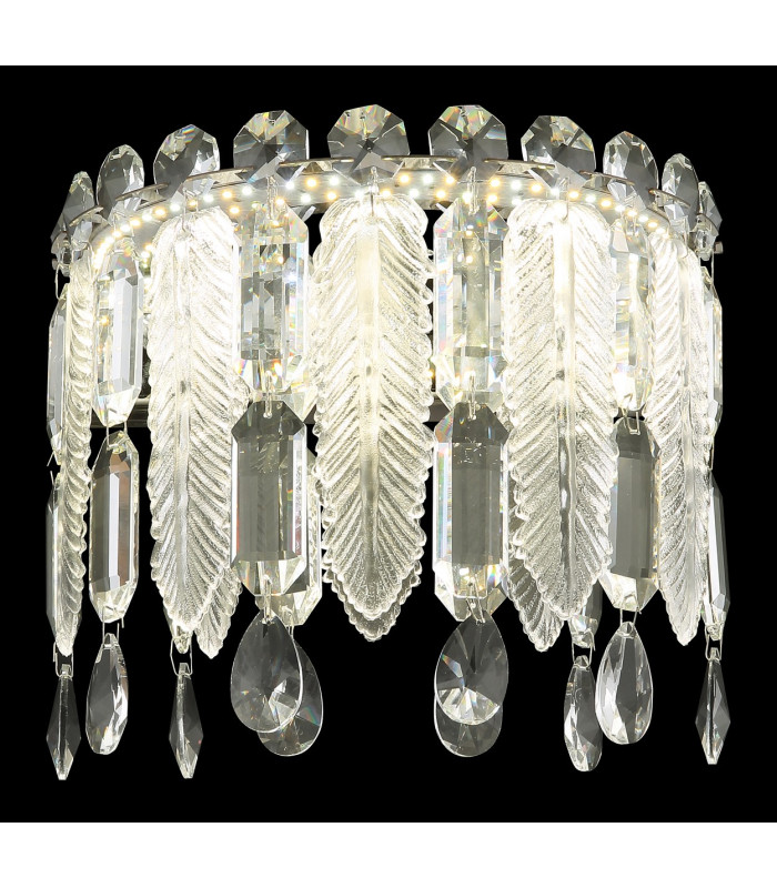 Klunka Wall Lamp Chrome K5 Crystals LED 2700-6000K Touch Dimmer-5