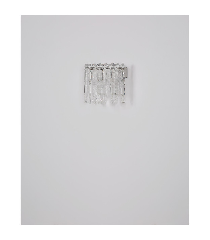 Klunka Wall Lamp Chrome K5 Crystals LED 2700-6000K Touch Dimmer-11
