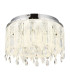 Klunka 38cm Ceiling Light Chrome K5 Crystals LED Dimmable 2700-6000K Remote Control-1