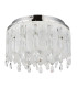 Klunka 38cm Ceiling Light Chrome K5 Crystals LED Dimmable 2700-6000K Remote Control-2