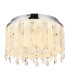 Klunka 38cm Ceiling Light Chrome K5 Crystals LED Dimmable 2700-6000K Remote Control-4