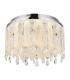 Klunka 38cm Ceiling Light Chrome K5 Crystals LED Dimmable 2700-6000K Remote Control-11