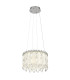 Klunka 39.5cm Pendant Ceiling Light Chrome K5 Crystals LED Dimmable 2700-6000K Remote Control-1