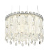 Klunka 39.5cm Pendant Ceiling Light Chrome K5 Crystals LED Dimmable 2700-6000K Remote Control-3