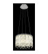 Klunka 39.5cm Pendant Ceiling Light Chrome K5 Crystals LED Dimmable 2700-6000K Remote Control-4