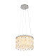 Klunka 39.5cm Pendant Ceiling Light Chrome K5 Crystals LED Dimmable 2700-6000K Remote Control-5