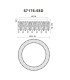 Klunka 58.5cm Ceiling Light Chrome K5 Crystals LED Dimmable 2700-6000K Remote Control-12