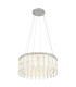 Klunka 59.5cm Pendant Ceiling Light Chrome K5 Crystals LED Dimmable 2700-6000K Remote Control-1