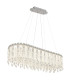 Klunka 99x36cm Pendant Ceiling Light Chrome K5 Crystals LED Dimmable 2700-6000K Remote Control-1