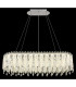 Klunka 99x36cm Pendant Ceiling Light Chrome K5 Crystals LED Dimmable 2700-6000K Remote Control-5
