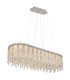 Klunka 99x36cm Pendant Ceiling Light Chrome K5 Crystals LED Dimmable 2700-6000K Remote Control-9