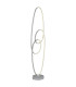 Spira LED Integrated Floor Lamp Silver Colored Matt 2x LED 2700-6500K-1