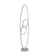 Spira LED Integrated Floor Lamp Silver Colored Matt 2x LED 2700-6500K-2