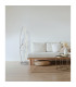 Spira LED Integrated Floor Lamp Silver Colored Matt 2x LED 2700-6500K-7