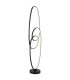 Spira LED Integrated Floor Lamp Matt Black 2x LED 2700-6500K-1