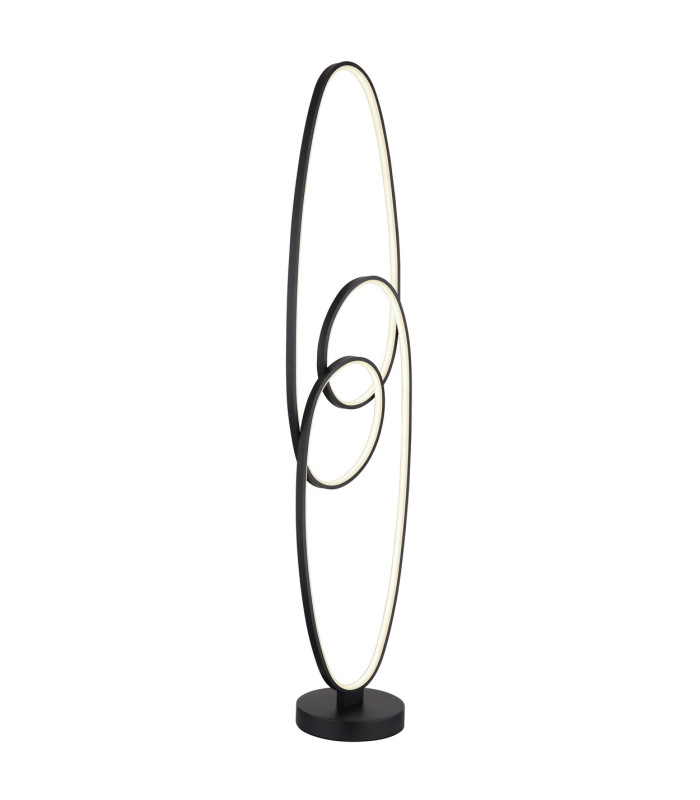 Spira LED Integrated Floor Lamp Matt Black 2x LED 2700-6500K-1