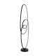 Spira LED Integrated Floor Lamp Matt Black 2x LED 2700-6500K-2