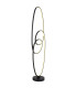Spira LED Integrated Floor Lamp Matt Black 2x LED 2700-6500K-4
