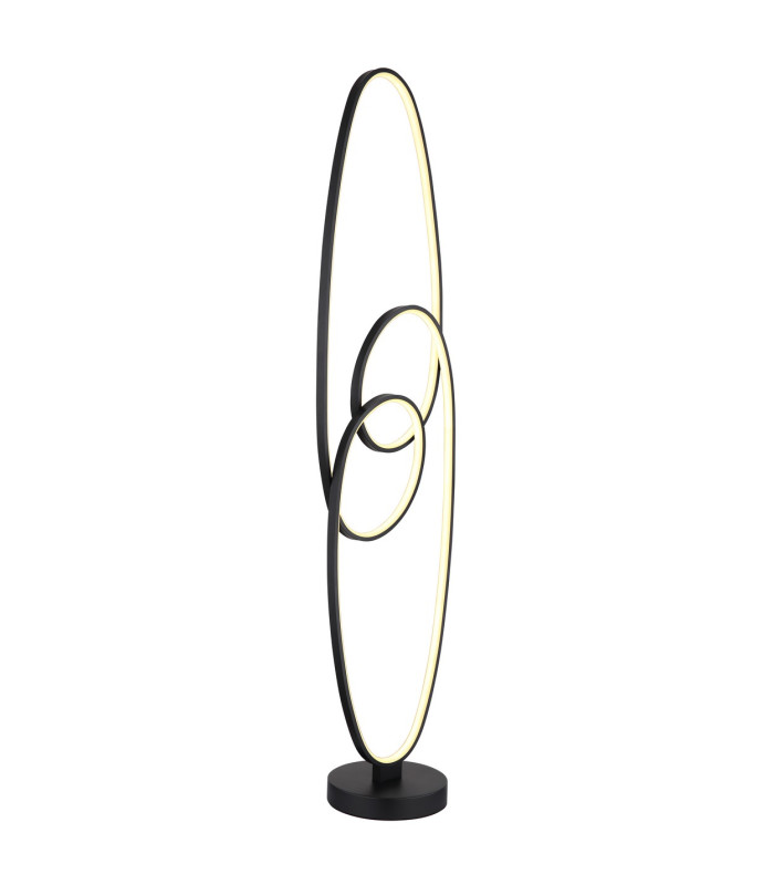 Spira LED Integrated Floor Lamp Matt Black 2x LED 2700-6500K-4