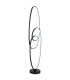 Spira LED Integrated Floor Lamp Matt Black 2x LED 2700-6500K-5